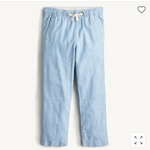 J. Crew Crewcuts Boys’ Chambray Pull-on Pants size 5